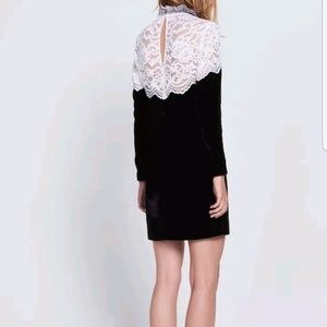 Sandro dress velvet size 2 worn only one time